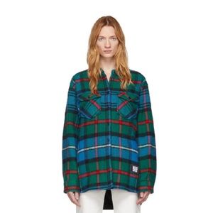 NWT We11Done English Check Shirt Jacket